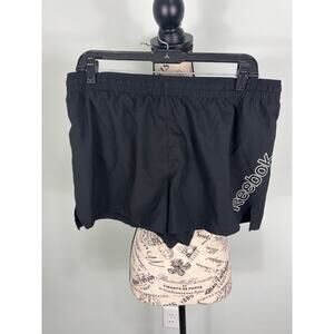 Women's Reebok black lined workout shorts